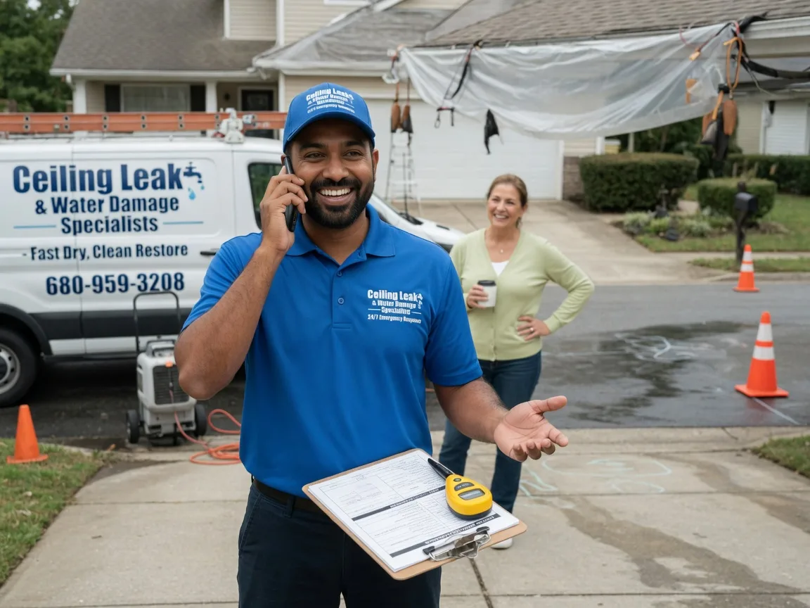 Ceiling Leak Cleanup South Haven, KS FAQs